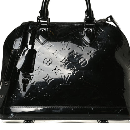 Louis Vuitton Vernis Alma PM Noir Magnetique 14 of 32
