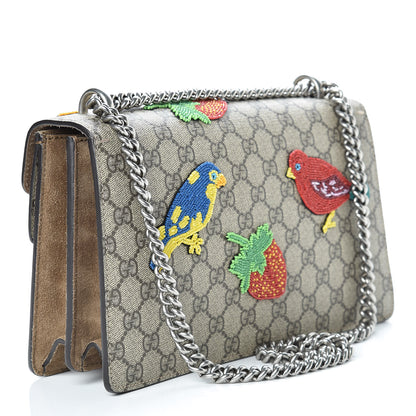 Gucci GG Supreme Monogram Beaded Small Dionysus Shoulder Bag Taupe 4 of 16