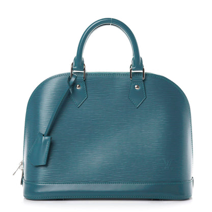 Louis Vuitton Epi Alma PM Cyan 1 of 7