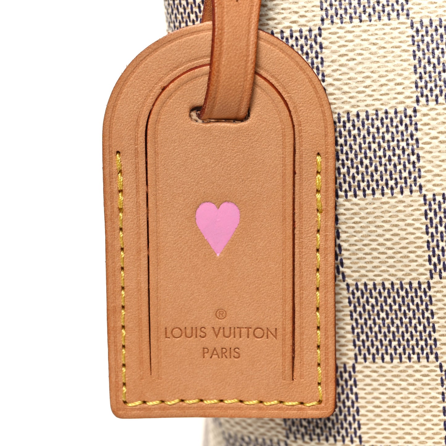 Damier Azur Graceful MM Rose Ballerine