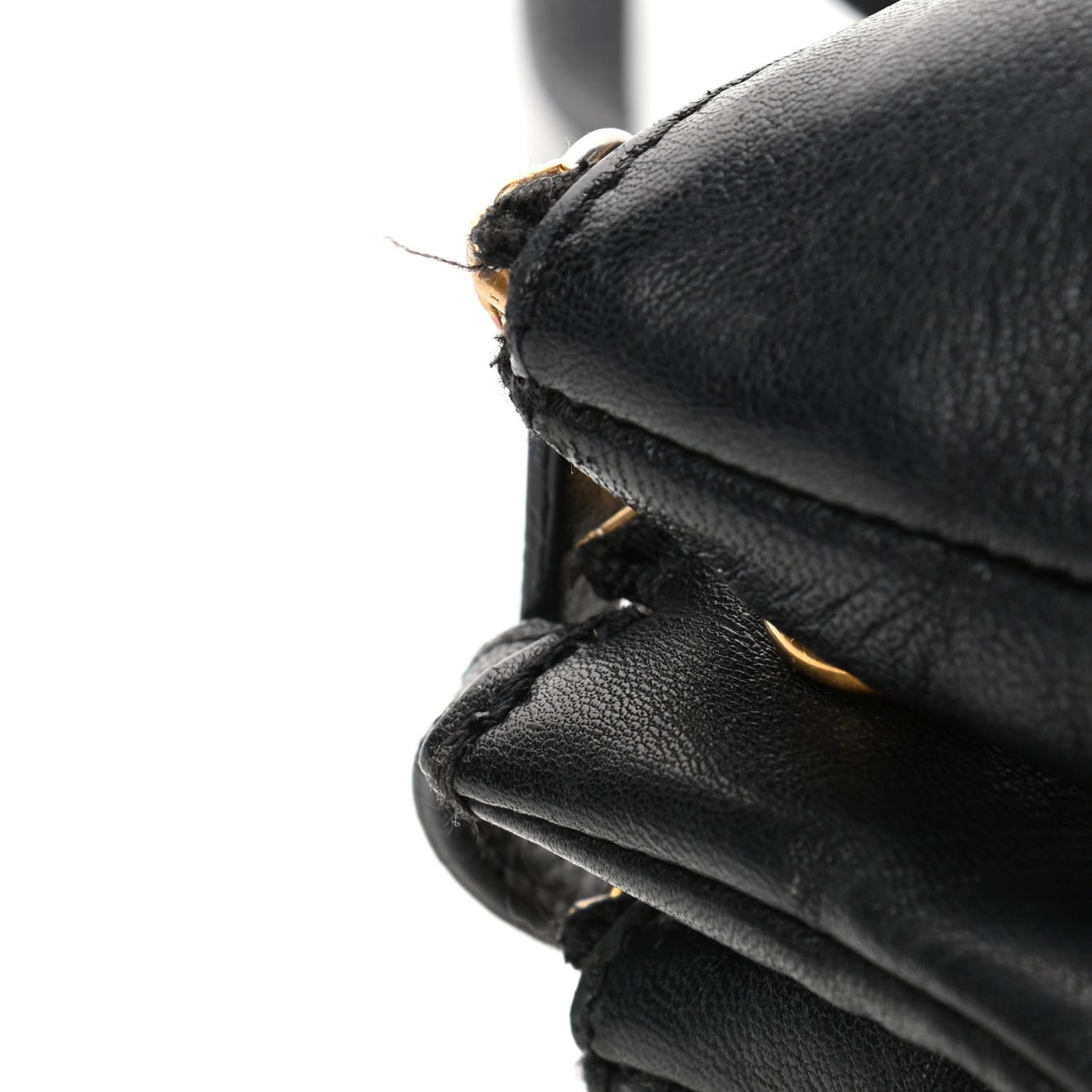 Lambskin Large Trio Crossbody Bag Black