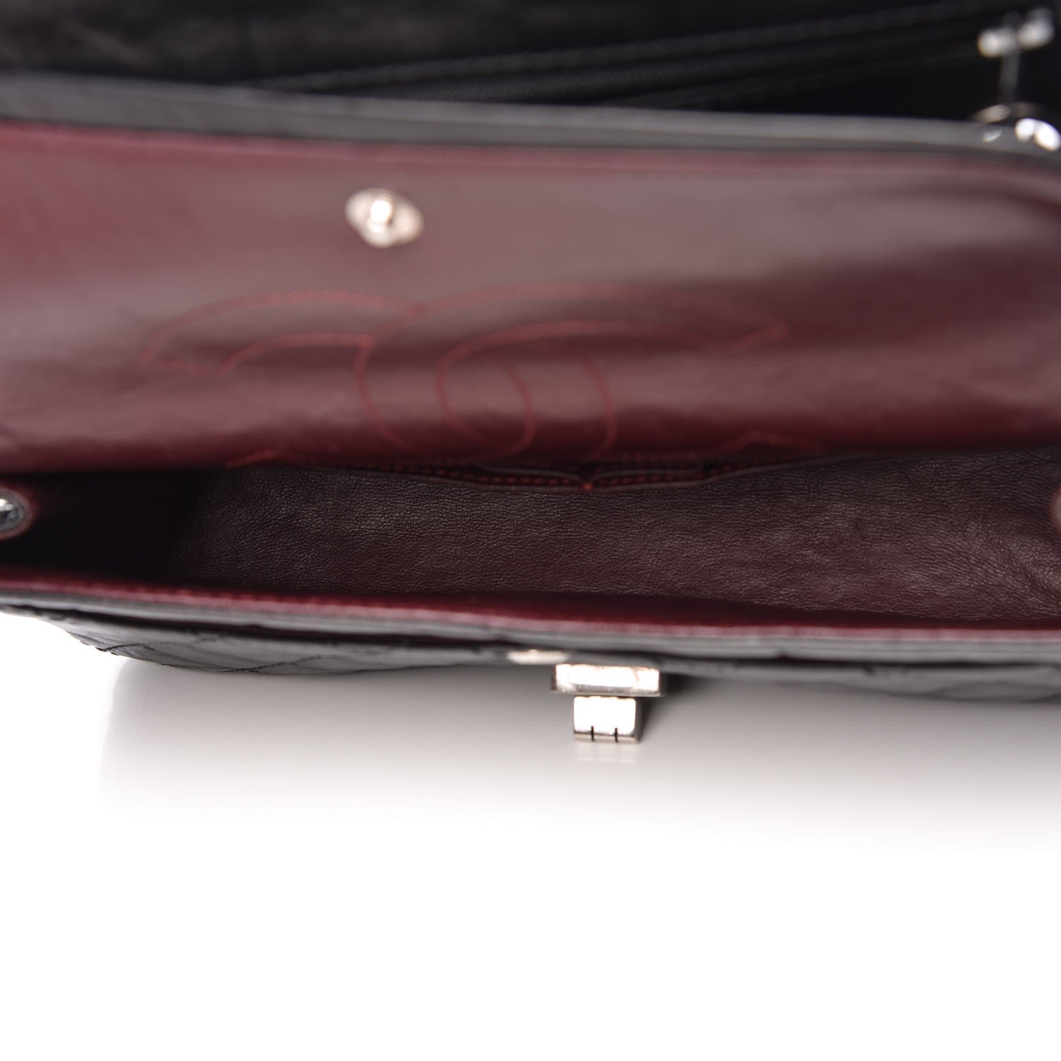 Chanel Aged Calfskin Quilted 2.55 Reissue 225 Flap Black 6 of 11