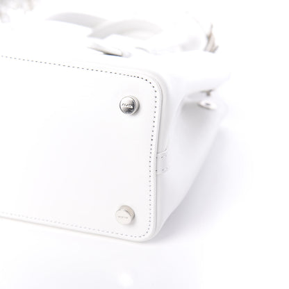 Alaia Calfskin Studded Mina 20 Bag White 9 of 9