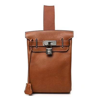 Hermes Natural Barenia Faubourg Hac A Dos PM Backpack Fauve 1 of 10