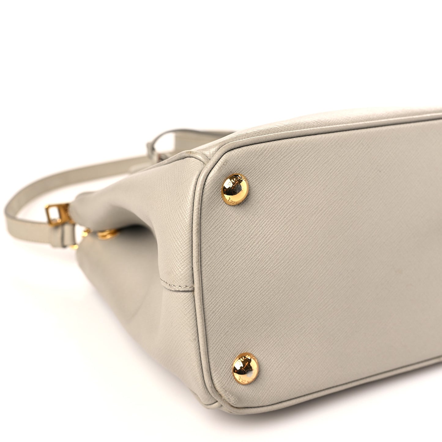 Saffiano Small Galleria Double Zip Tote Pomice