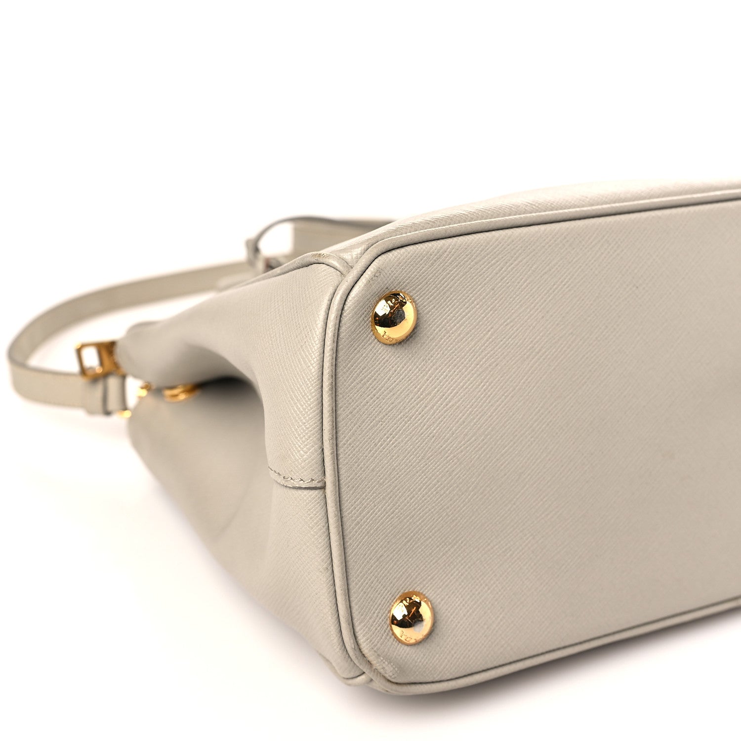Prada Saffiano Small Galleria Double Zip Tote Pomice 8 of 12