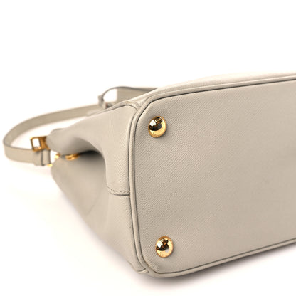 Prada Saffiano Small Galleria Double Zip Tote Pomice 8 of 12