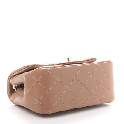 Chanel Lambskin Quilted Mini Square Flap Brown 5 of 12