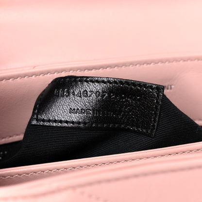 Saint Laurent Calfskin Y Quilted Monogram Toy Loulou Chain Satchel Pale Pink 8 of 14