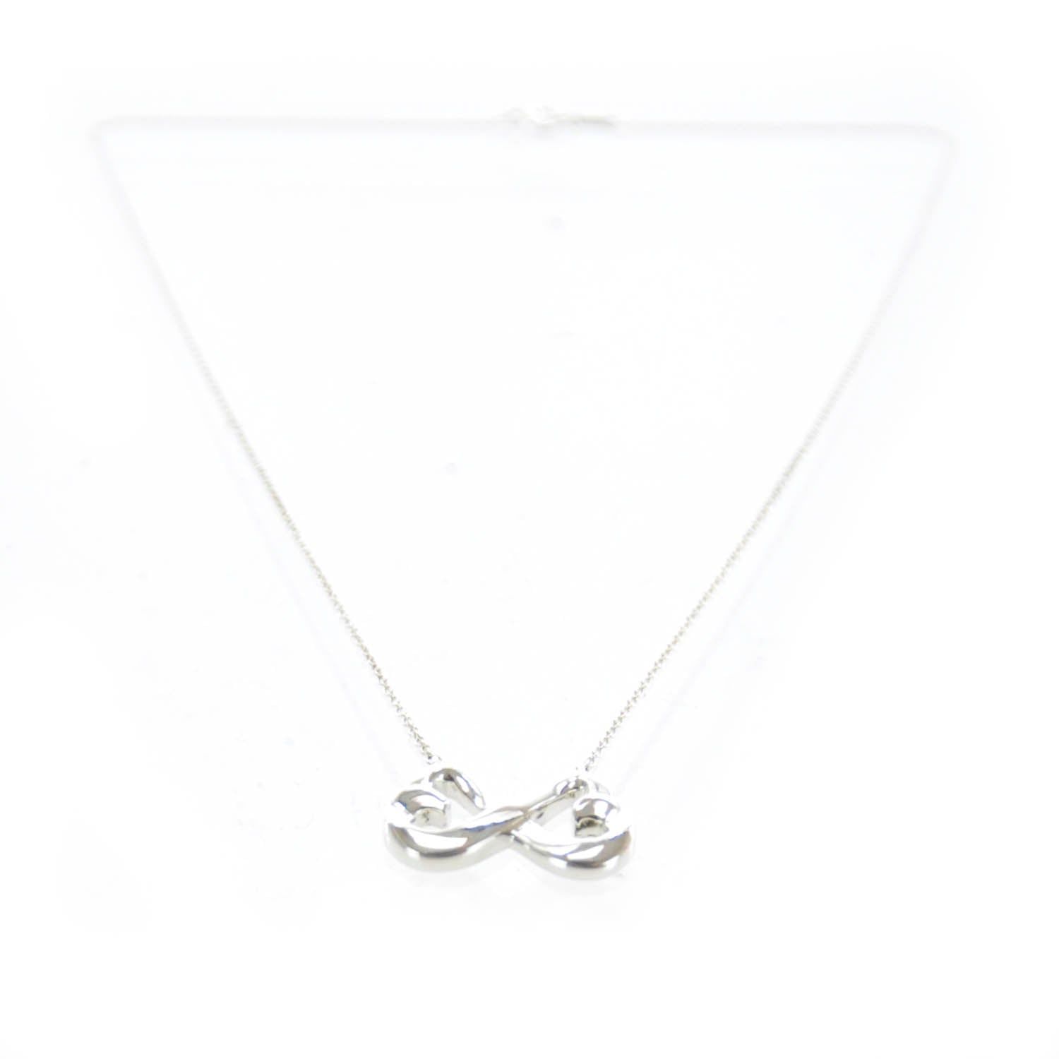 Tiffany Sterling Silver Paloma Picasso Infinity Necklace 1 of 5