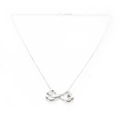 Tiffany Sterling Silver Paloma Picasso Infinity Necklace 1 of 5