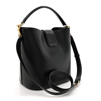 Celine Smooth Calfskin Triomphe Medium Louise Bag Black 4 of 10