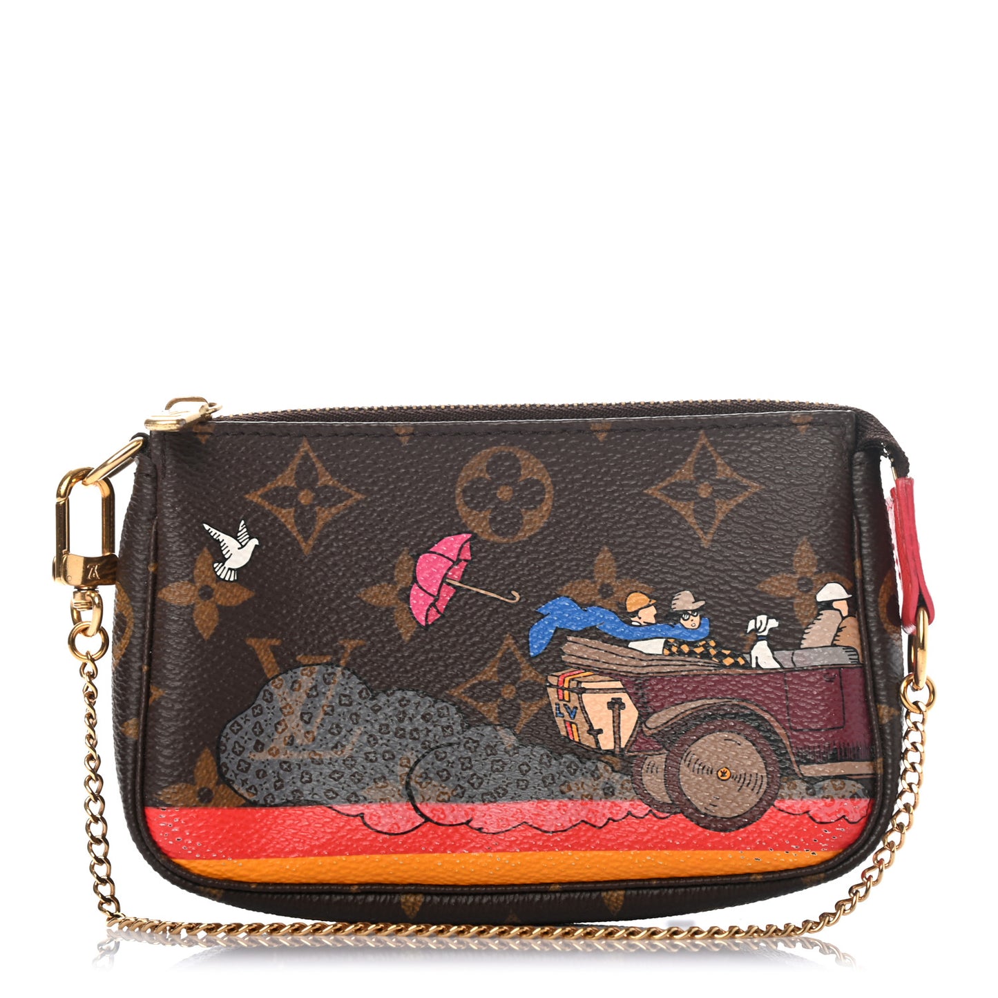 Monogram 2015 Christmas Animation Mini Pochette Accessories