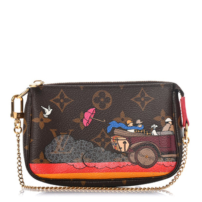 Louis Vuitton Monogram 2015 Christmas Animation Mini Pochette Accessories 1 of 7
