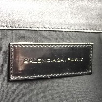 Balenciaga Patent Giant Envelope Clutch Black 4 of 7