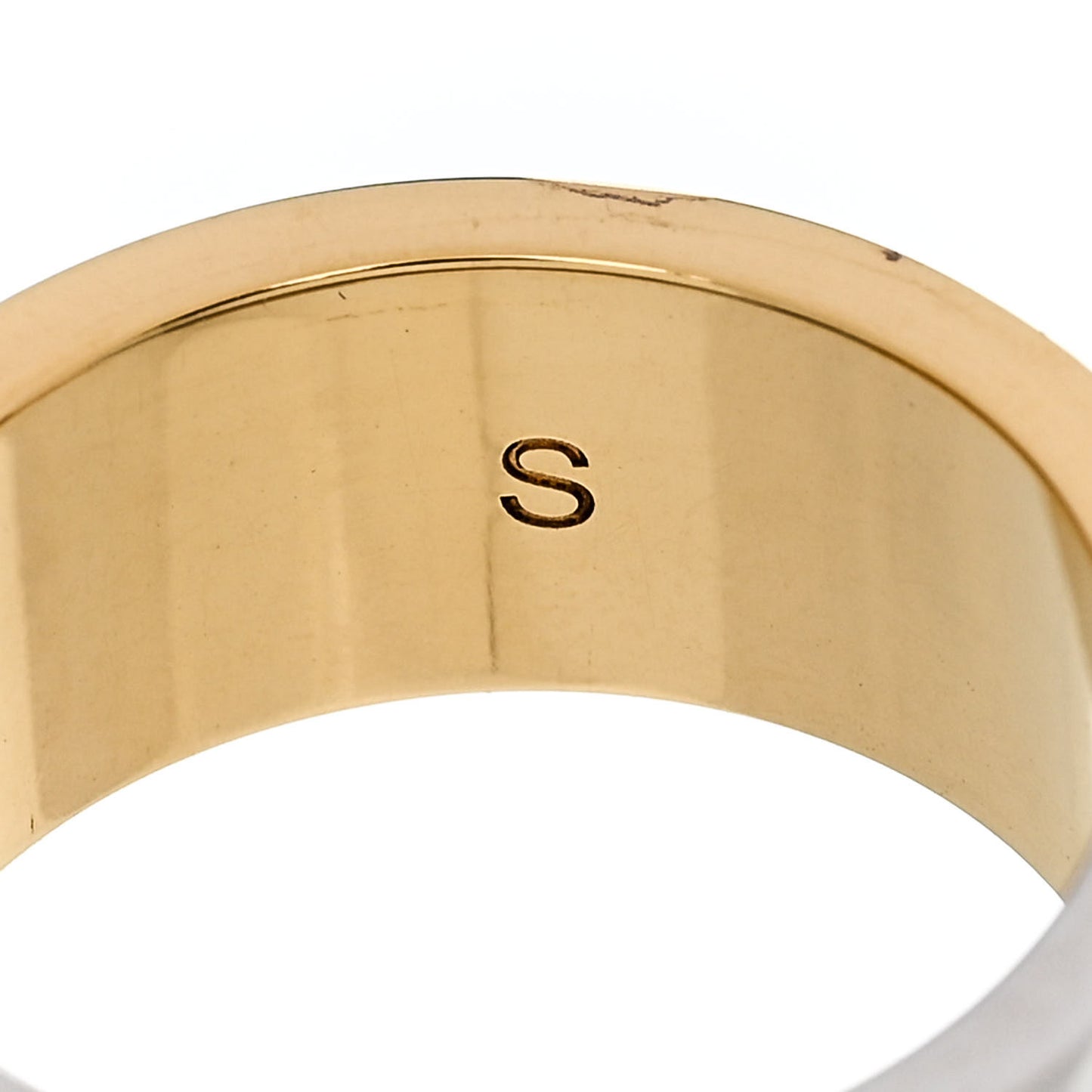 Metal FF Ring S 59 8.75 Gold Silver