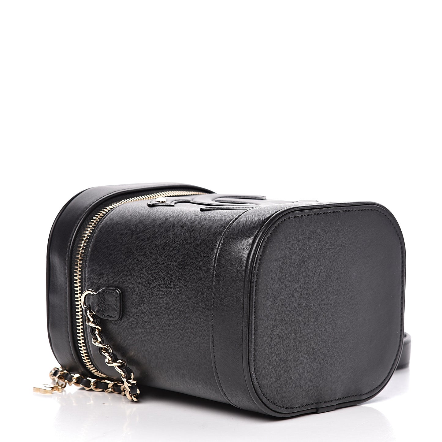 Lambskin Timeless Vanity Cosmetic Case Black