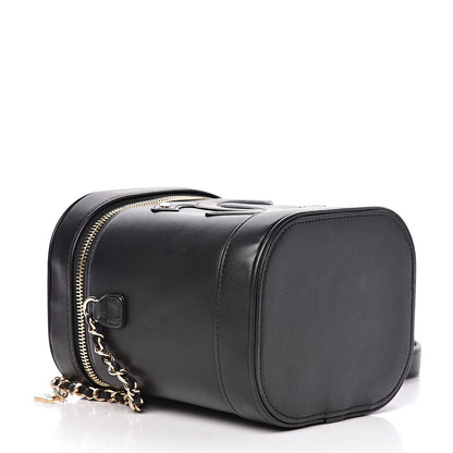 Chanel Lambskin Timeless Vanity Cosmetic Case Black 4 of 13