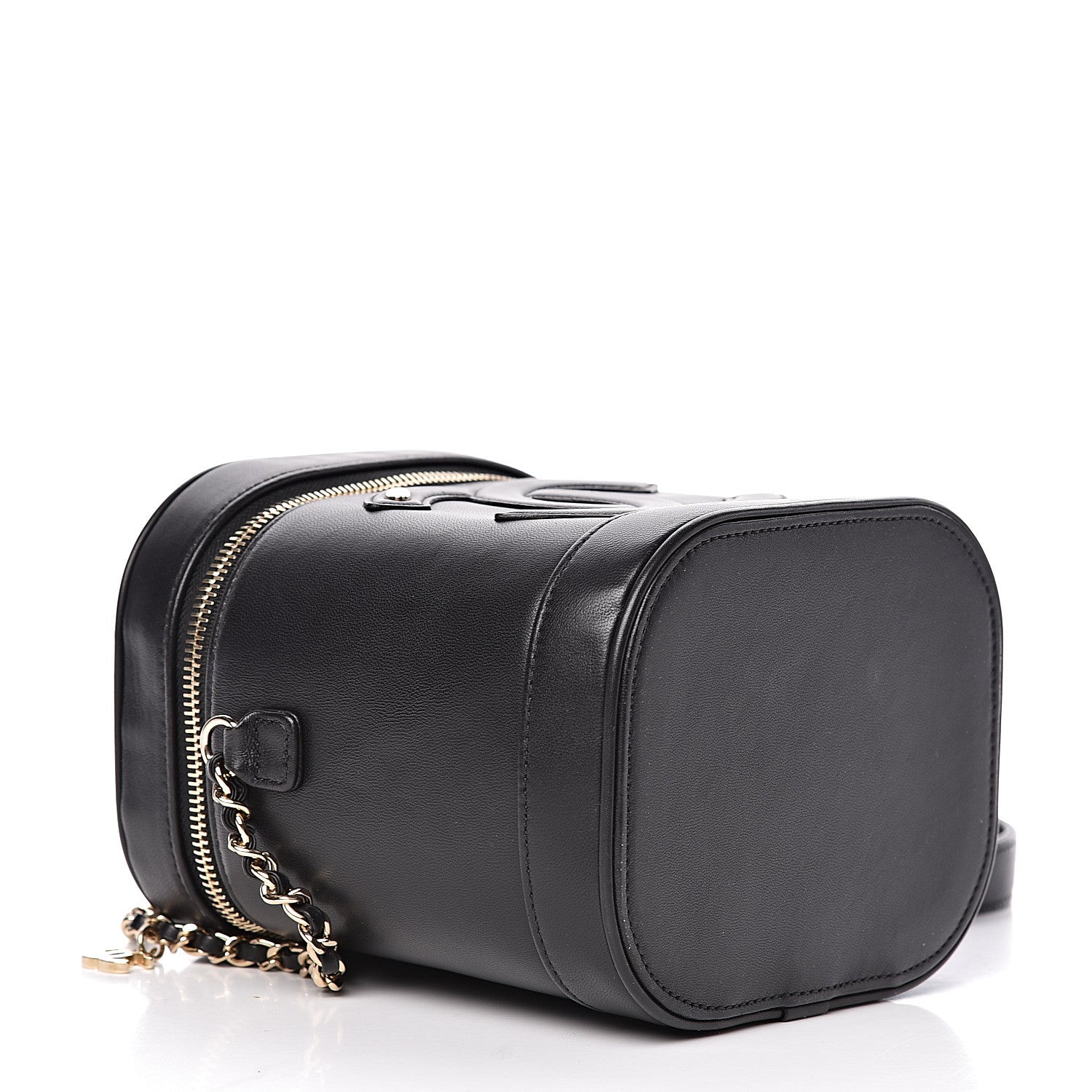 Chanel Lambskin Timeless Vanity Cosmetic Case Black 4 of 13