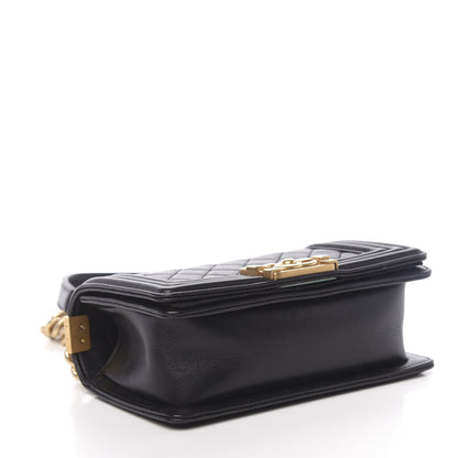 Chanel Lambskin Quilted Small Boy Flap Black 4 of 11