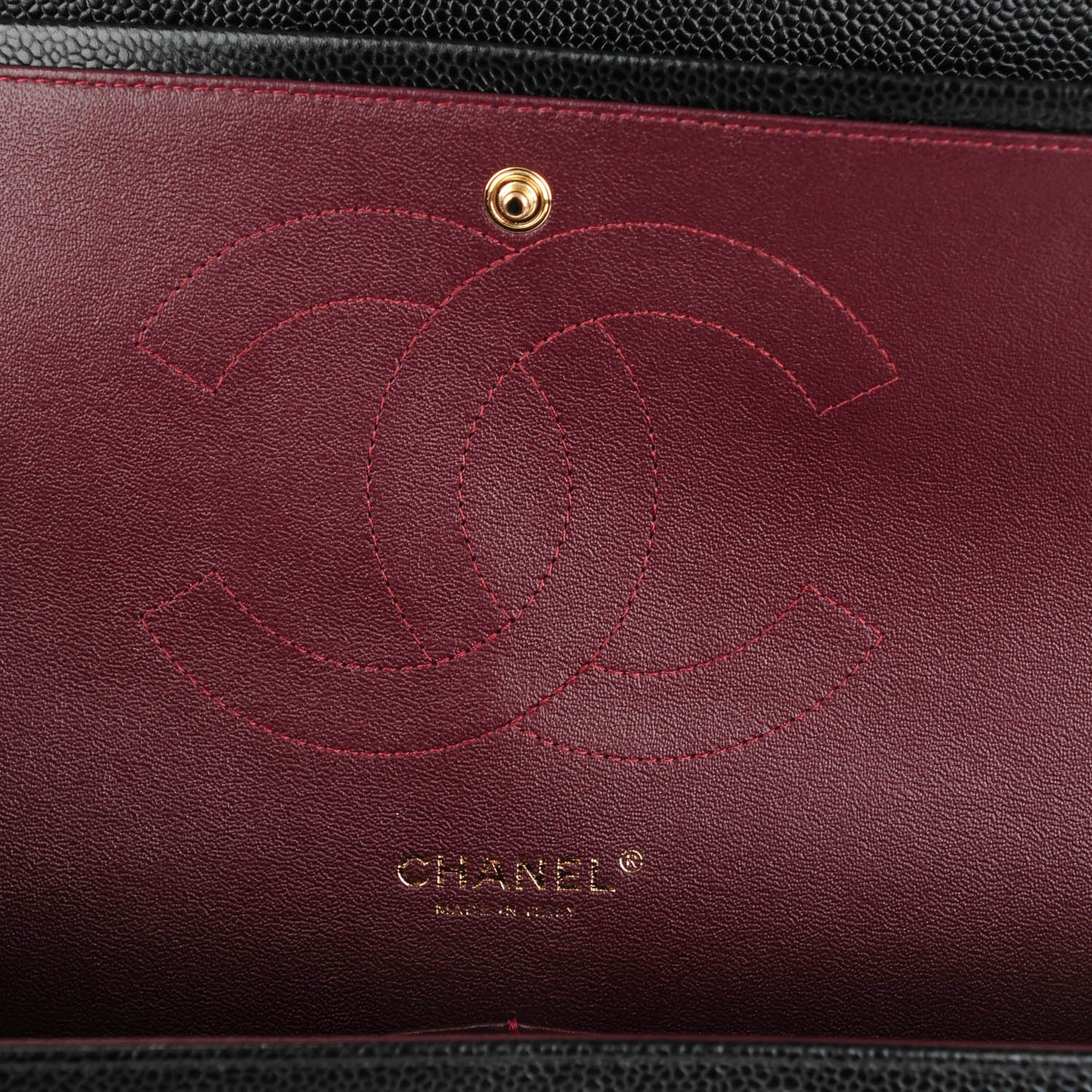 Chanel Caviar Quilted Jumbo Double Flap Black 6 of 7