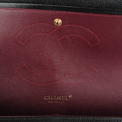 Chanel Caviar Quilted Jumbo Double Flap Black 6 of 7