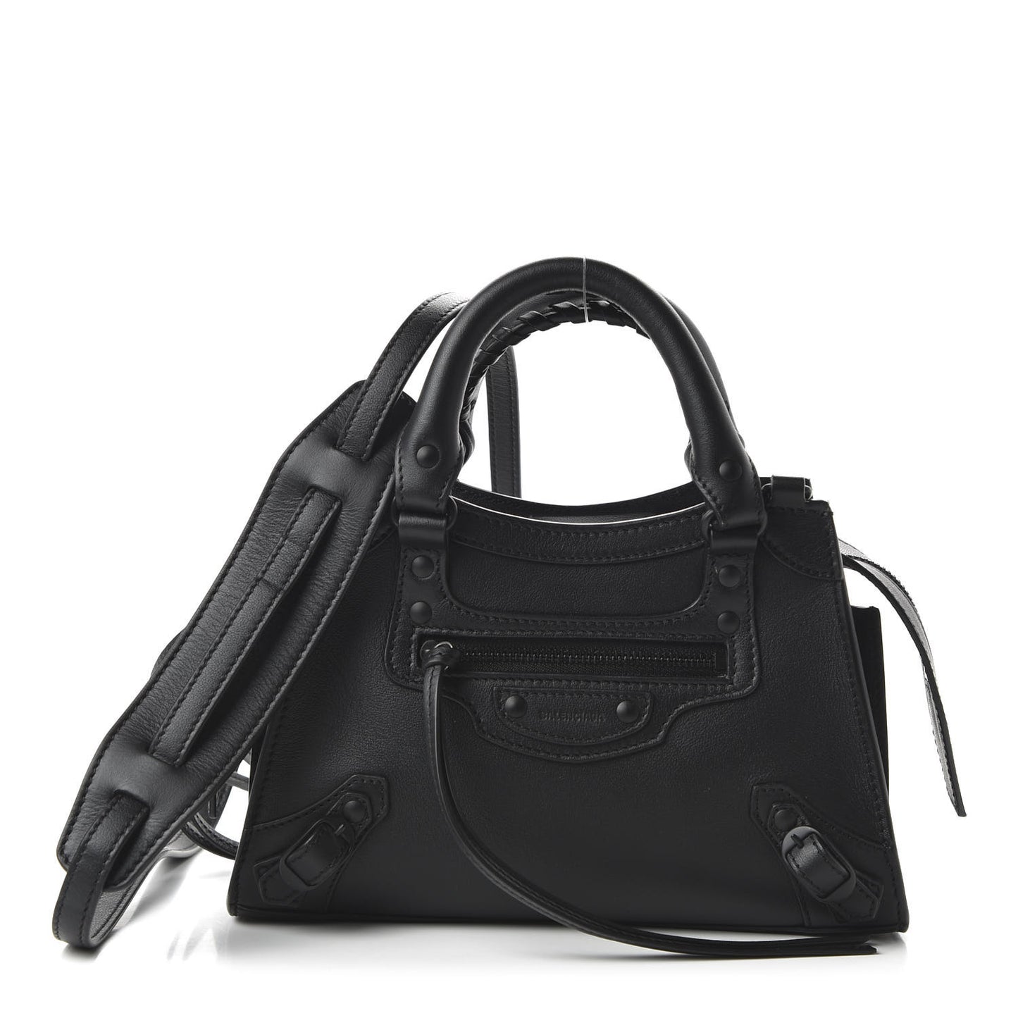 Smooth Calfskin Neo Classic Black Hardware Mini City Black