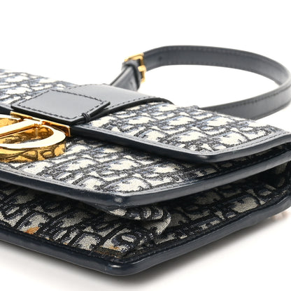 Christian Dior Oblique 30 Montaigne Chain Flap Bag Blue 10 of 11