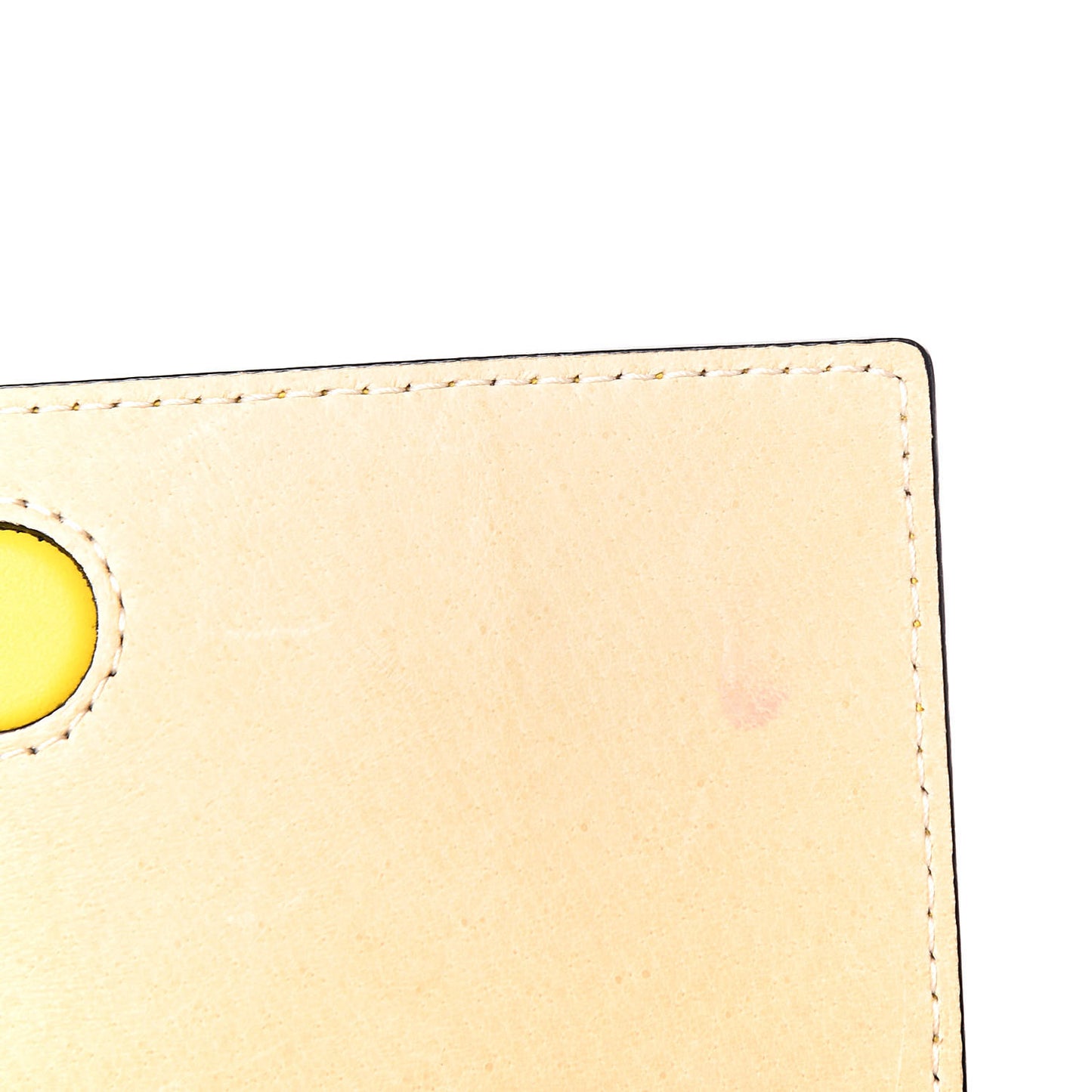 Visetos Calf Hair Giraffe Print Cross Body Yellow