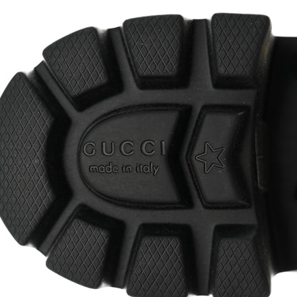 Gucci Rubber Horsebit Knee High Boots 38 Black 7 of 8