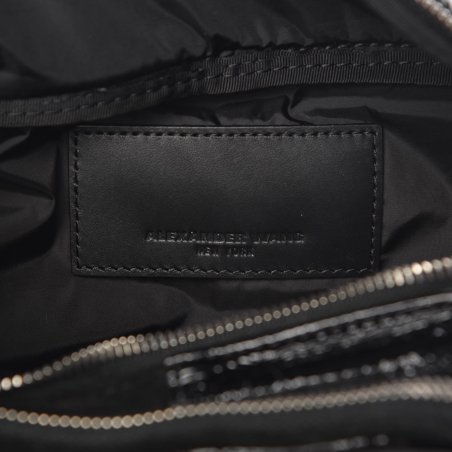 Alexander Wang Suede patent Attica Fannypack Black 6 of 6