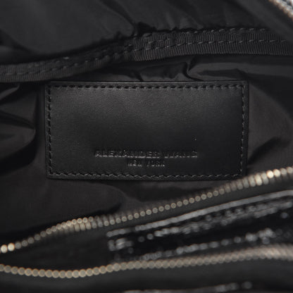 Alexander Wang Suede patent Attica Fannypack Black 6 of 6