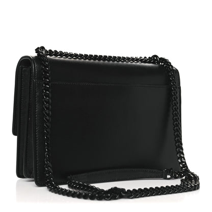Saint Laurent Calfskin Medium Monogram Monochrome Sunset Black 3 of 11