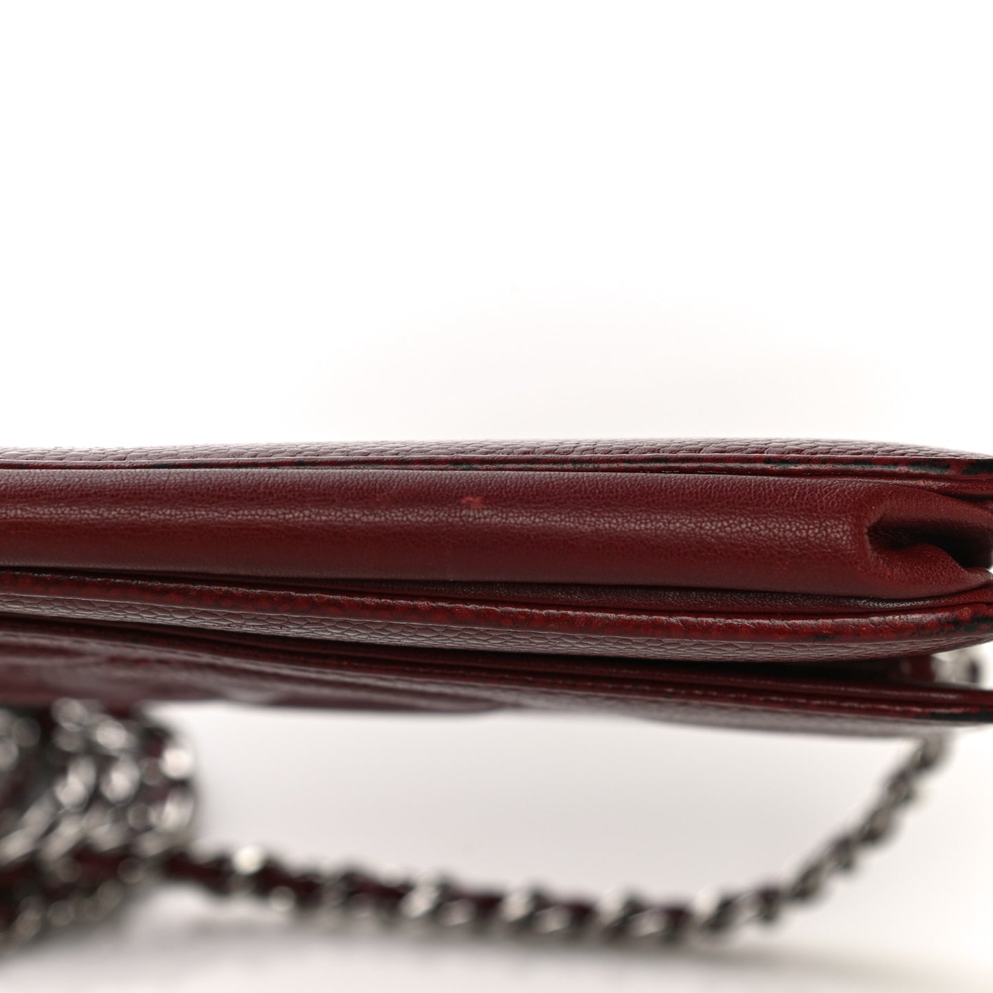 Caviar Timeless CC Wallet on Chain WOC Dark Red