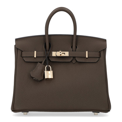 Hermes Togo Birkin 25 Vert Loden 1 of 11