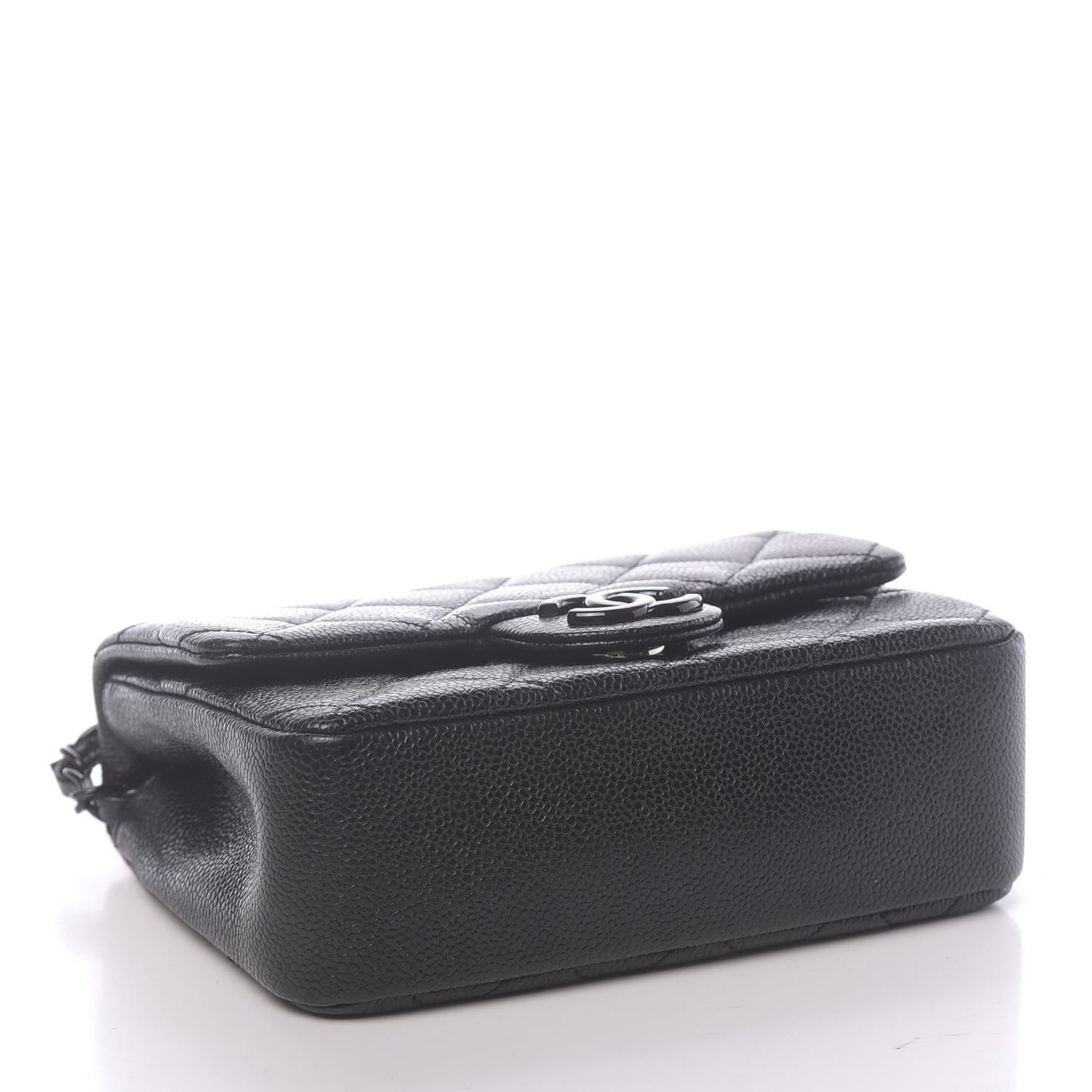 Caviar Quilted Incognito Mini Square Flap Black
