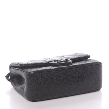 Chanel Caviar Quilted Incognito Mini Square Flap Black 4 of 11