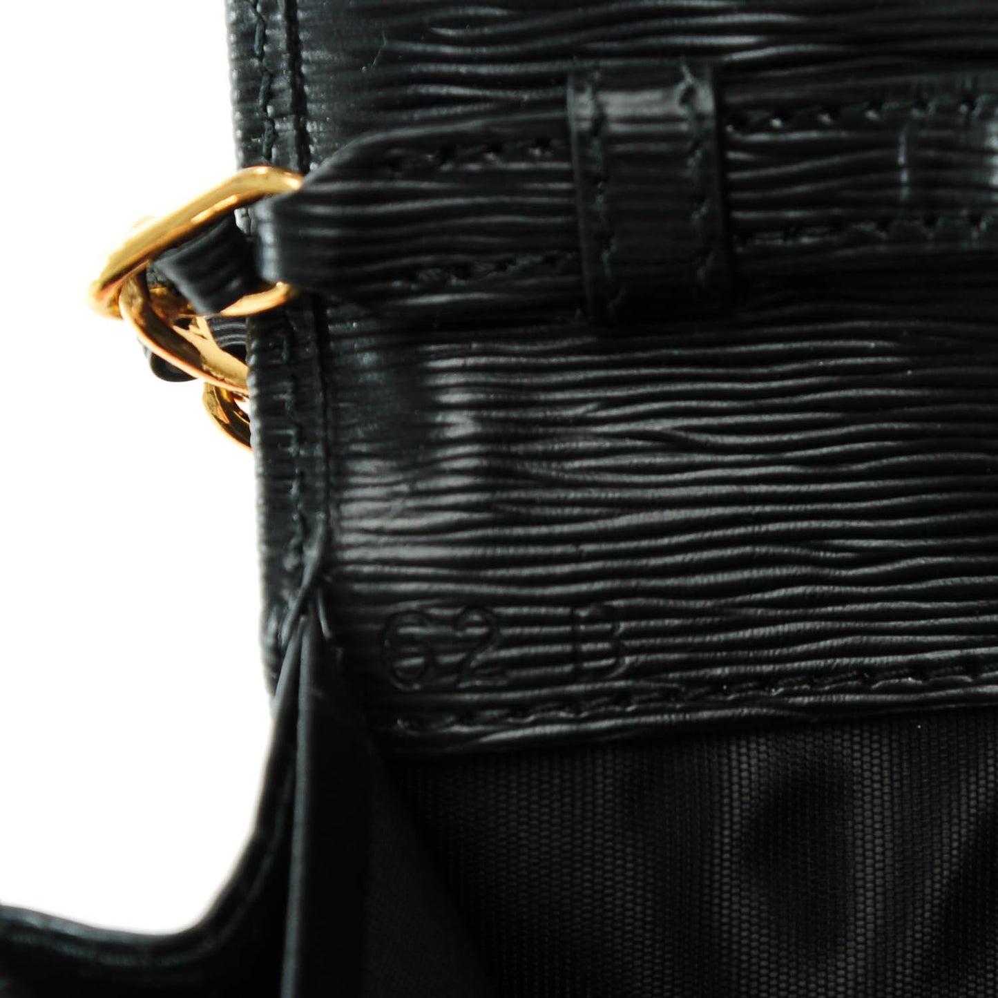 Vitello Move Metal Oro Chain Wallet Black