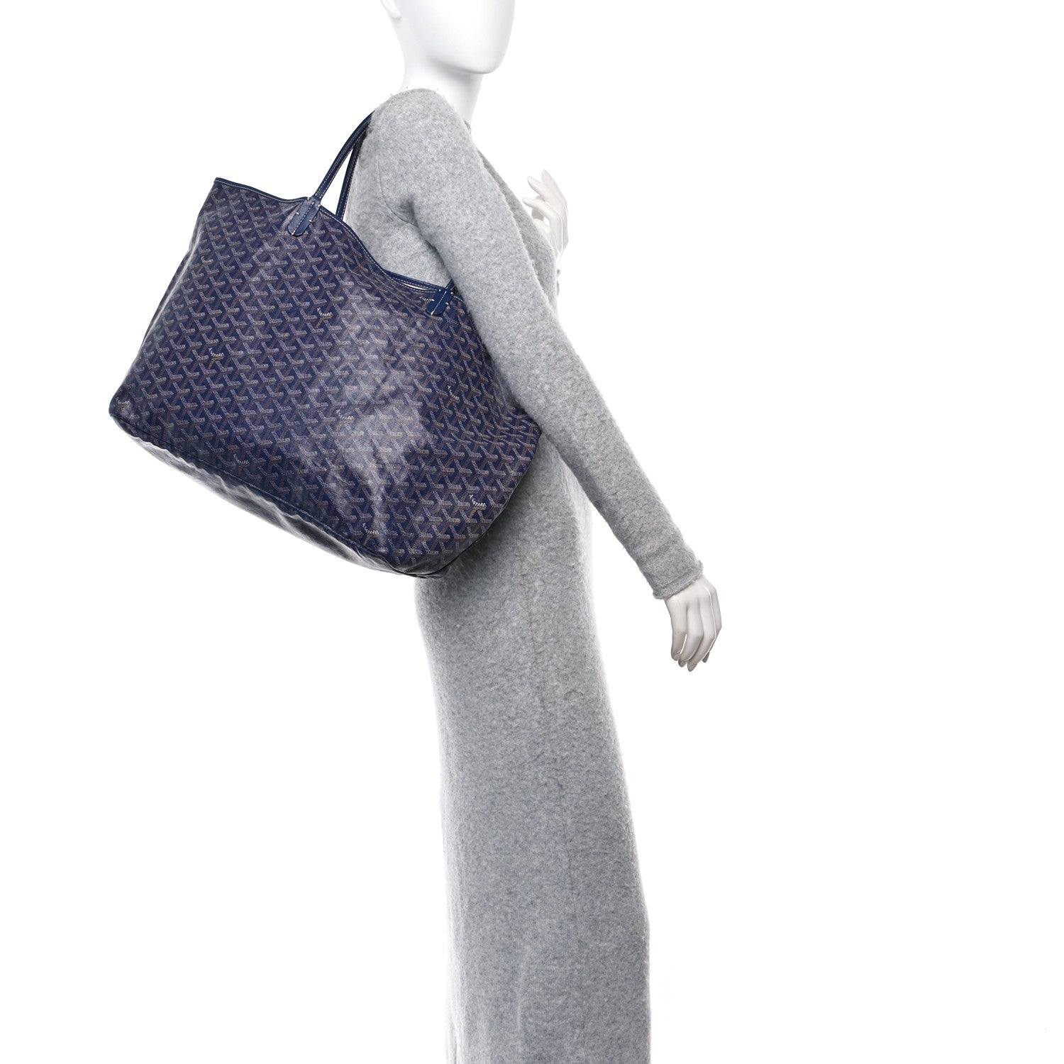 Goyard Goyardine Saint Louis GM Navy 2 of 16