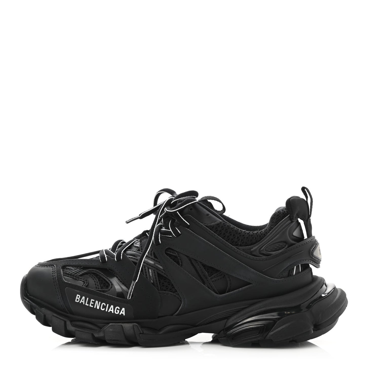 Mesh Nylon Mens Track Sneakers 40 Black