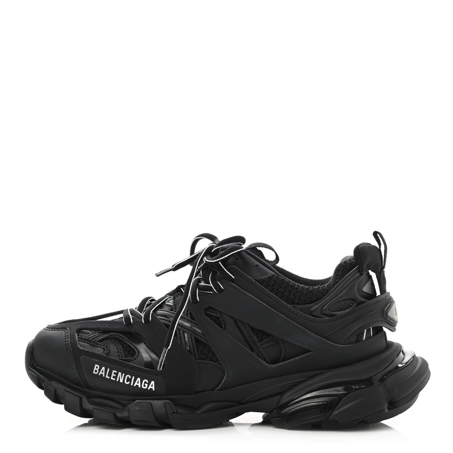 Balenciaga Mesh Nylon Mens Track Sneakers 40 Black 1 of 8