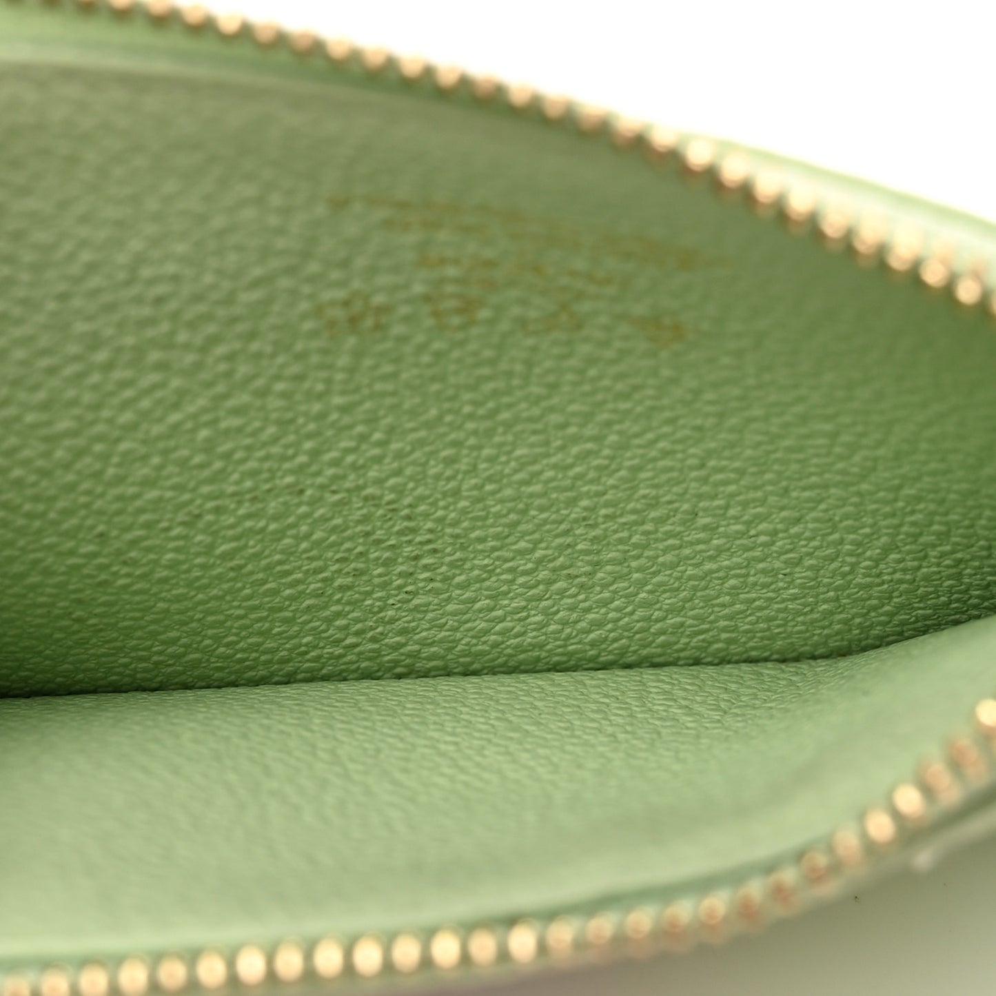 LV X TM Monogram Romy Card Holder Green Tea