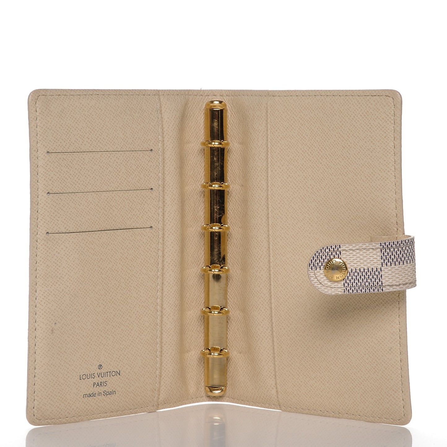 Damier Azur Small Ring Agenda Cover