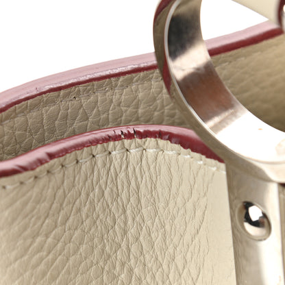 Louis Vuitton Taurillon Capucines MM Blanc Casse 11 of 13