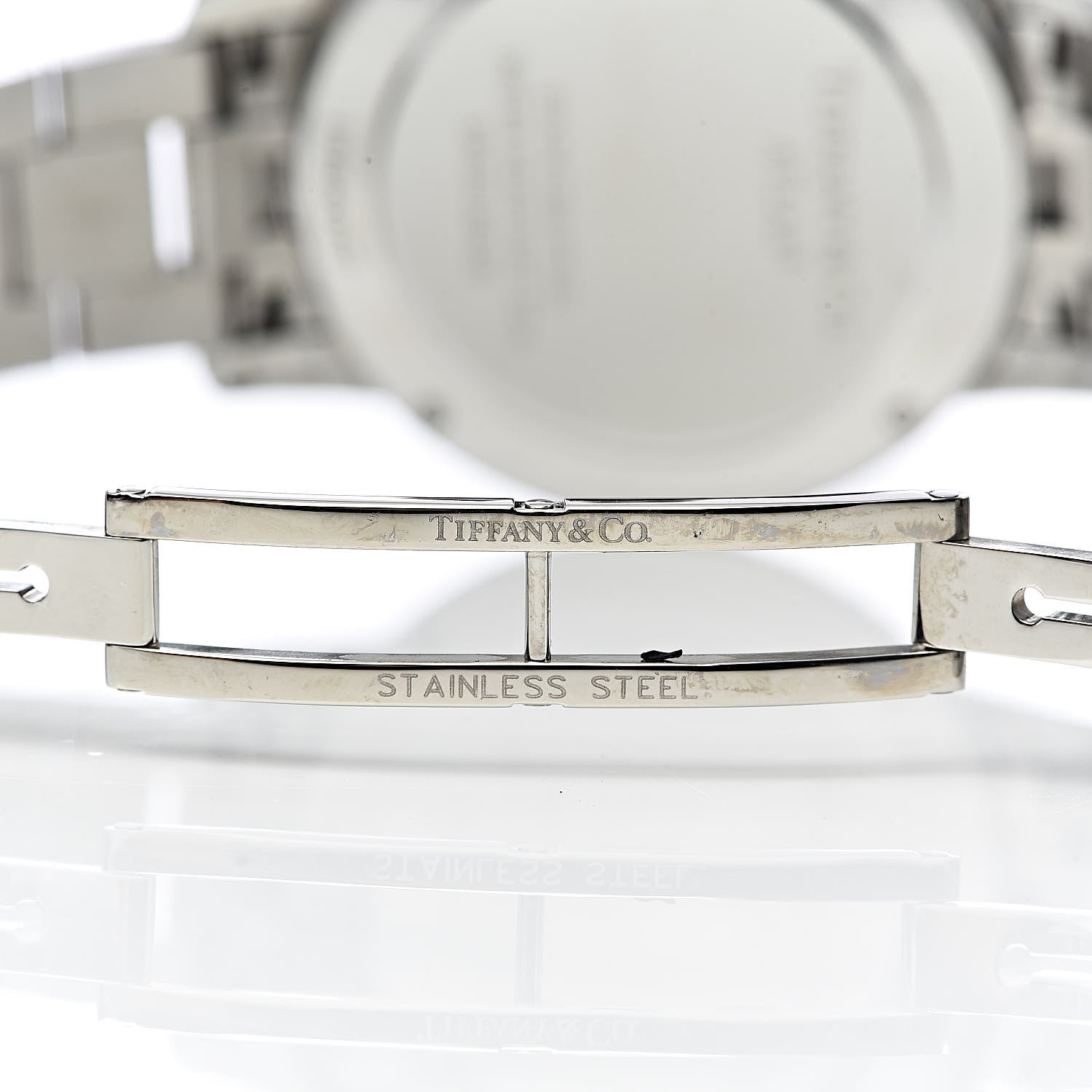 Tiffany Stainless Steel Diamond Bezel 36mm Atlas Dome Chronograph Quartz Watch 6 of 7