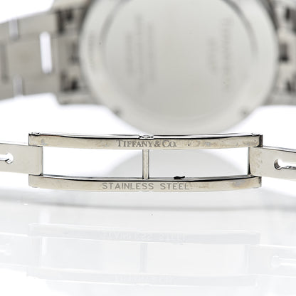 Tiffany Stainless Steel Diamond Bezel 36mm Atlas Dome Chronograph Quartz Watch 6 of 7