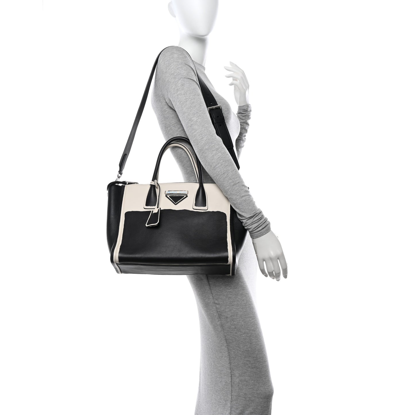 Grace Lux Concept Tote White Black