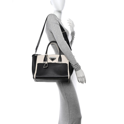 Prada Grace Lux Concept Tote White Black 2 of 11