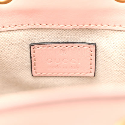 Gucci Calfskin GG Matelasse Bucket Bag Perfect Pink Natural 6 of 12