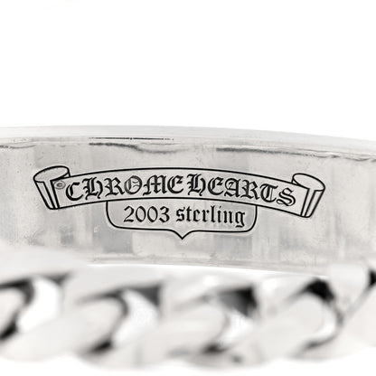 Chrome Hearts Sterling Silver Fck You Link Curb Chain Bracelet 3 of 3